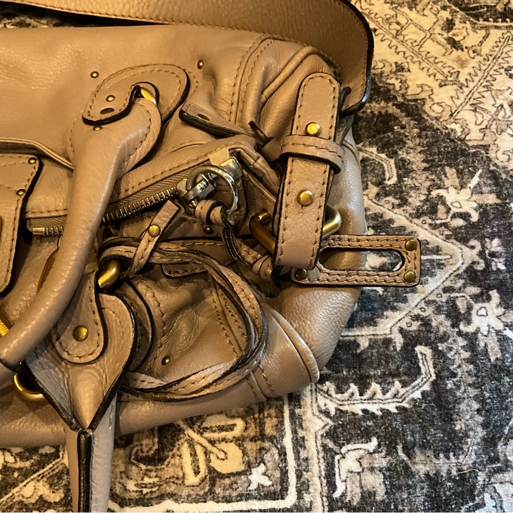 Chloe’ Leather Paddington Handbag w/Crossbody Strap Made in Italy - Picture 8 of 14